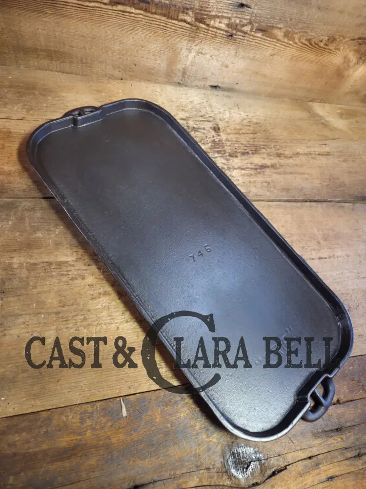 Classic HUGE ERIE #9 Long Griddle p/n 746. Perfect for pancakes by the campfire or in your gourmet kitchen! Griddle