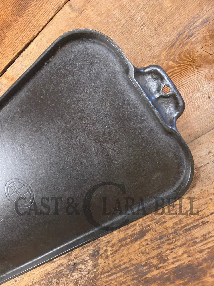 Classic HUGE Griswold #9 Long Griddle. Perfect for pancakes by the campfire or in your gourmet kitchen! Griddle