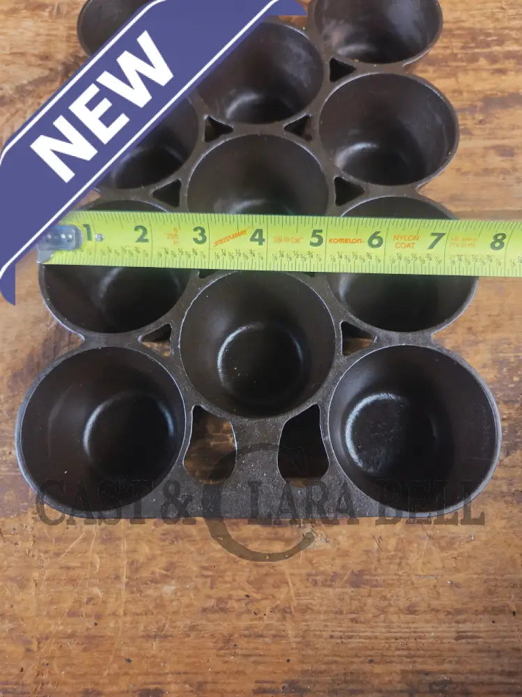 Classic! Open Frame Griswold No. 10 Popover Pan 11 cup 948 B. Fully Restored and Ready to make delicious brownies