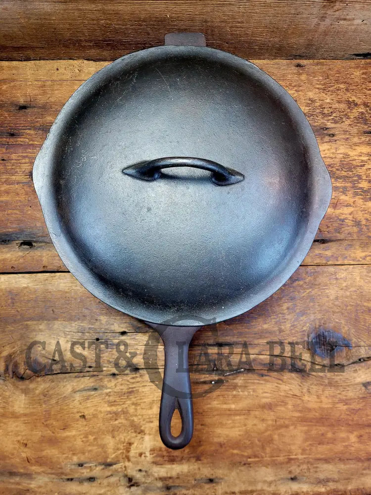Priced To Sell! Cool Story! 1920’S Chicago Hardware Foundry #8 Cast Iron Diamond Deep ’3’’