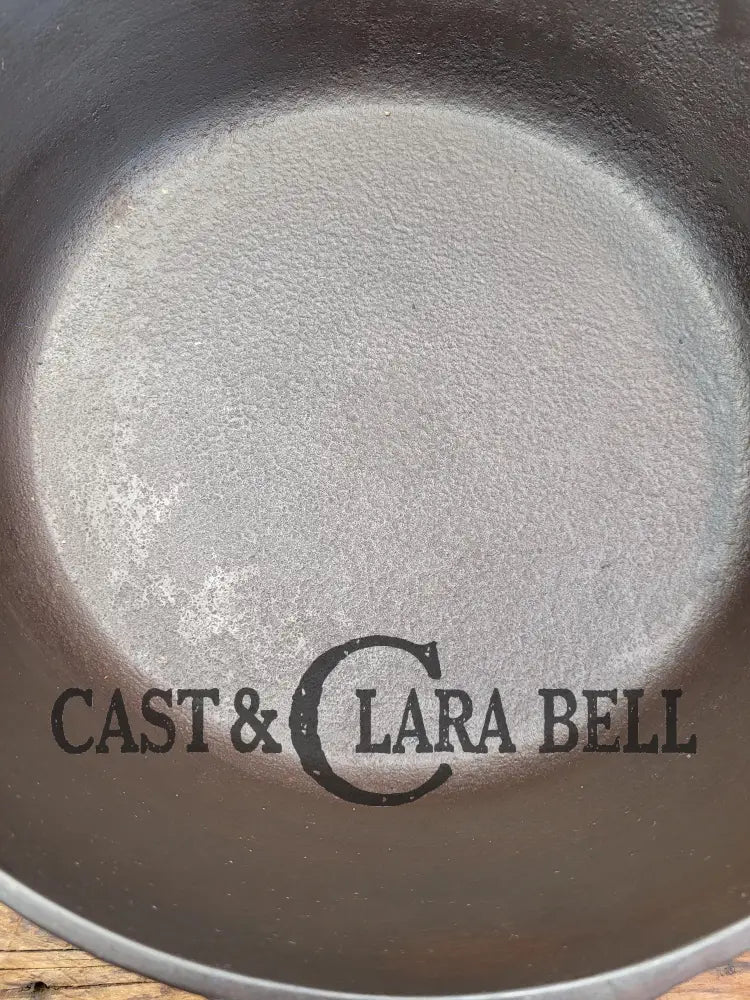 Priced To Sell! Cool Story! 1920βS Chicago Hardware Foundry #8 Cast Iron Diamond Deep β3ββ