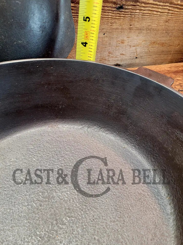 Priced To Sell! Cool Story! 1920’S Chicago Hardware Foundry #8 Cast Iron Diamond Deep ’3’’