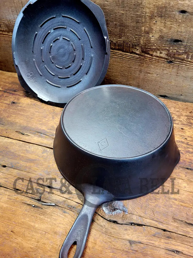 Priced To Sell! Cool Story! 1920’S Chicago Hardware Foundry #8 Cast Iron Diamond Deep ’3’’