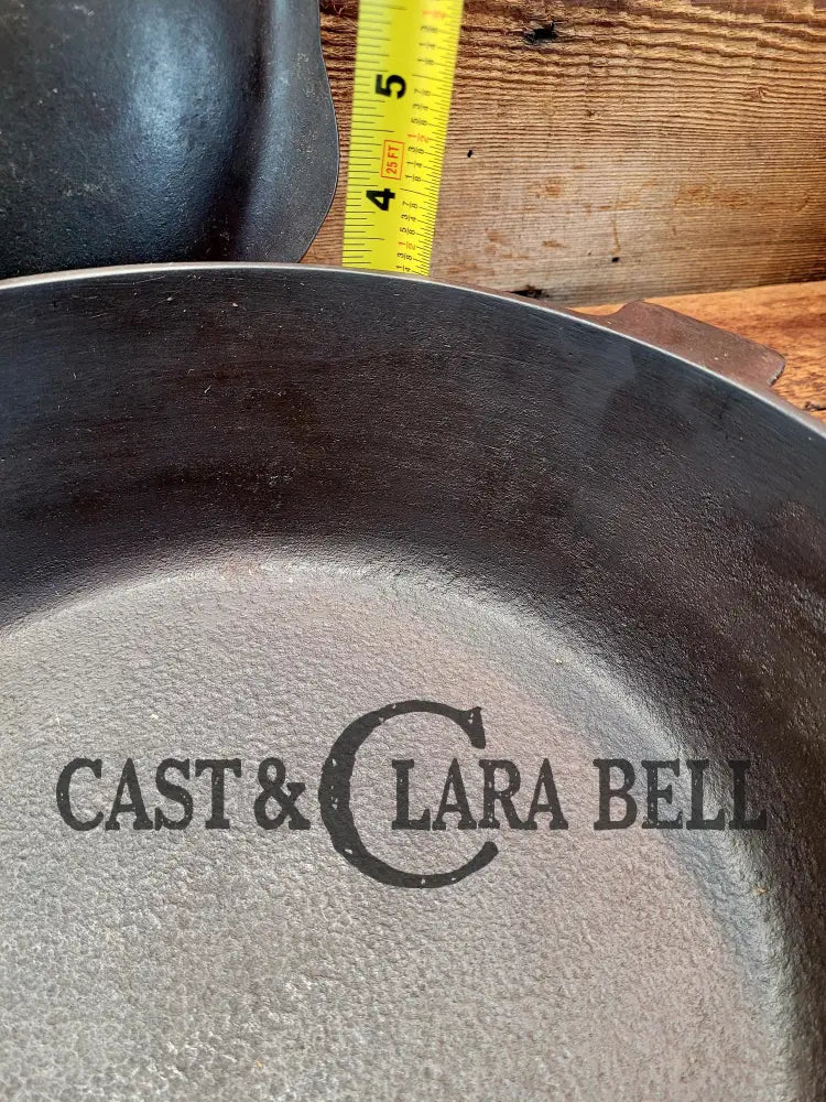 Priced To Sell! Cool Story! 1920βS Chicago Hardware Foundry #8 Cast Iron Diamond Deep β3ββ