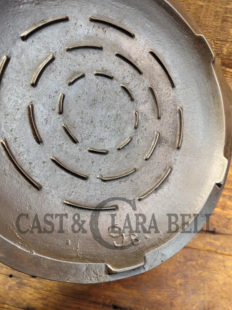 Cool Story! 1920’S Chicago Hardware Foundry #9 Cast Iron Skillet Lid. Fits #8 Deep Skillet. Skillet