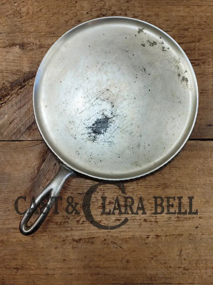 Cool story hard to find piece! 1920’s Chicago Hardware Foundry hammered plated #9 Griddle. P/N 999