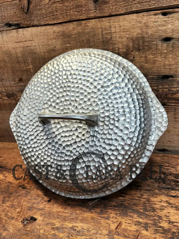 Cool Story Hard To Find Piece! 1920βS Chicago Hardware Foundry Hammered Plated Skillet Lid. Skillet