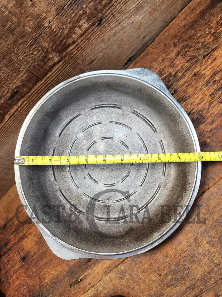 Cool Story Hard To Find Piece! 1920’S Chicago Hardware Foundry Hammered Plated Skillet Lid. Skillet