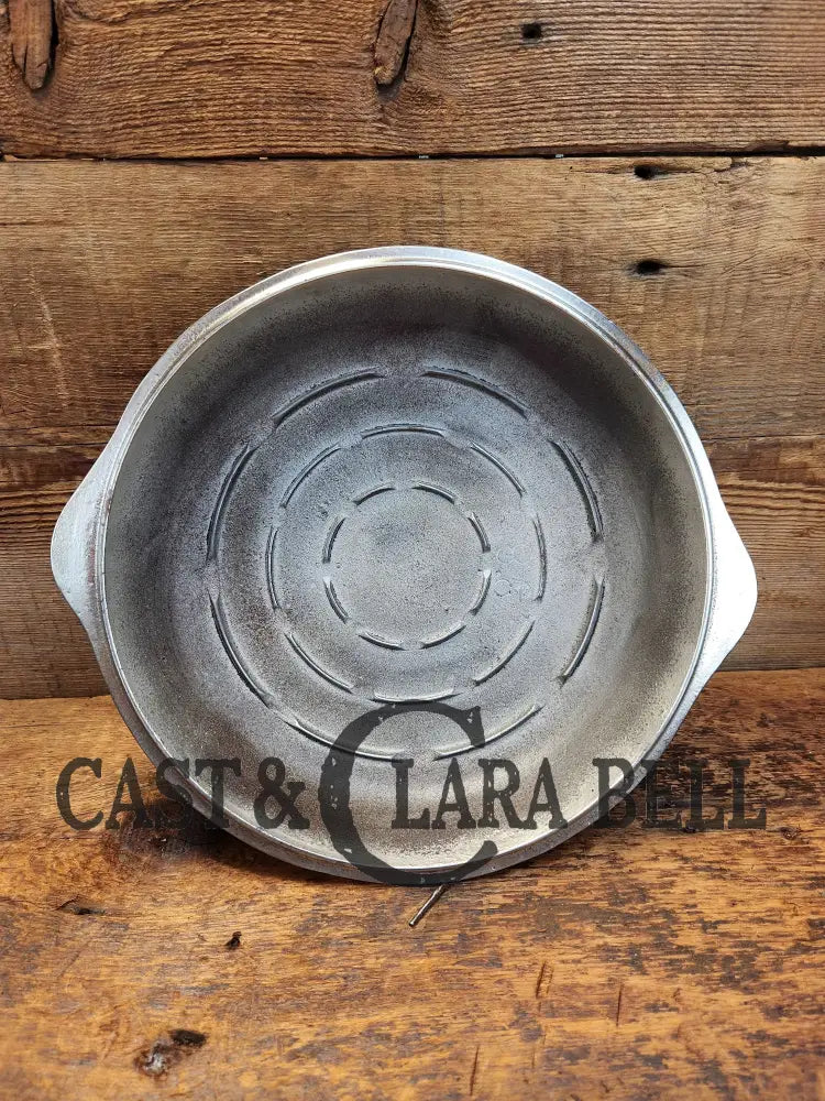 Cool Story Hard To Find Piece! 1920βS Chicago Hardware Foundry Hammered Plated Skillet Lid. Skillet