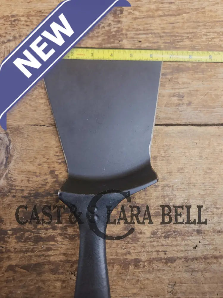 Custom and Funky! Wagner made(#1758) ’Long Life’ Cast Iron Skillet Spatula. Reclaimed 1920’s Era #8 skillet. Great