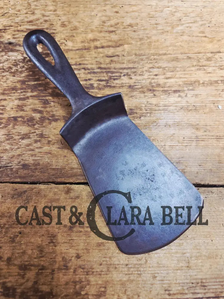 Custom made #3 Favorite Piqua Ware Cast Iron Spatula. Reclaimed from 1920βs Era Egg Skillet SC24