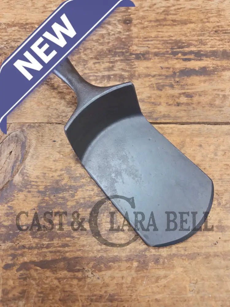 Custom made #5 Lodge Cast Iron Skillet Spatula. Reclaimed from a early to mid 1900’s three notch Lodge skillet. Great