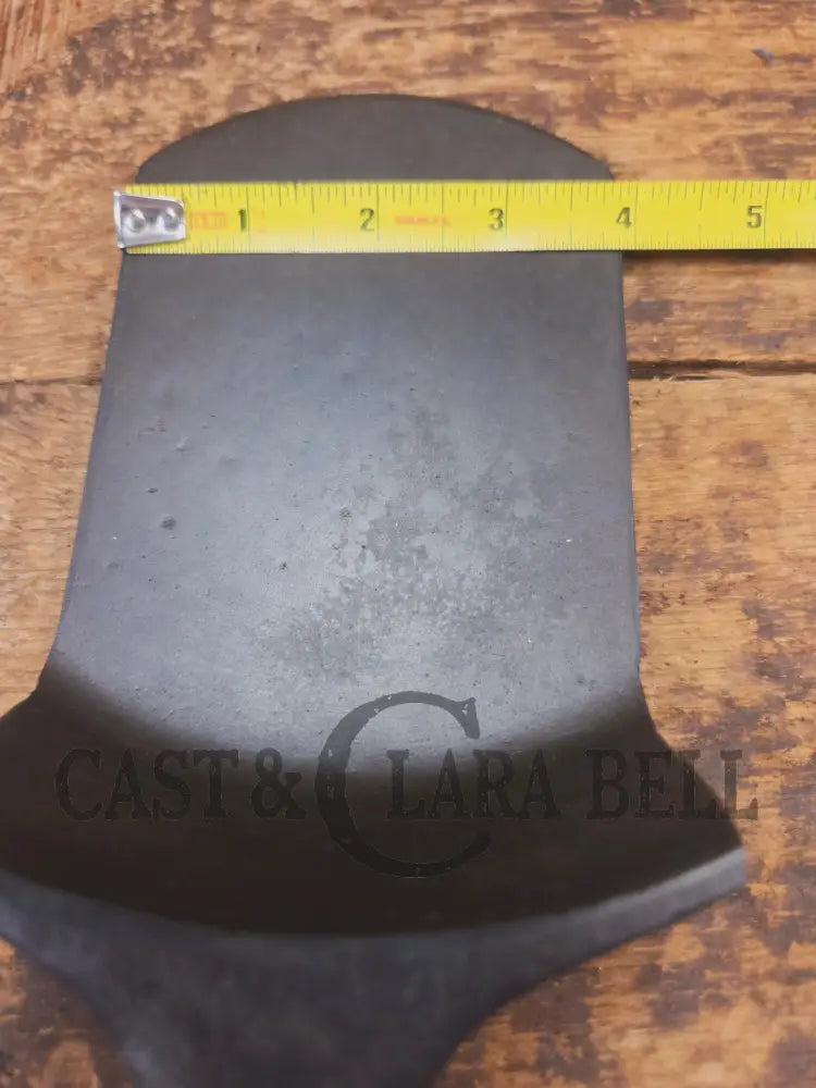 Custom made #5 Lodge Cast Iron Skillet Spatula. Reclaimed from a early to mid 1900’s three notch Lodge skillet. Great