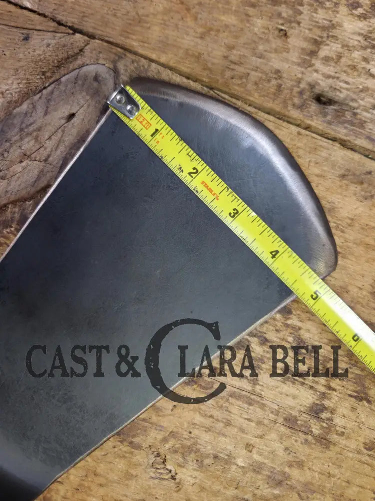 Custom made #6 699 Large Block Griswold Cast Iron Spatula. Reclaimed nickel plated 1920’s Era skillet. Elegant gift for