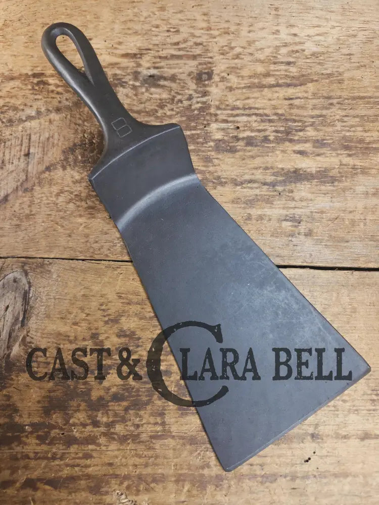 Custom made #7 704 D Griswold Cast Iron Skillet Spatula. Reclaimed 1940βs Griswold Small Block skillet. Awesome gift