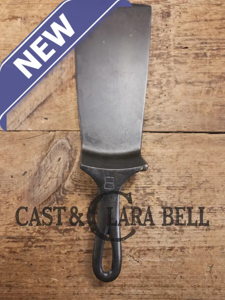 Custom made #8 704 P Griswold Cast Iron Skillet Spatula. Reclaimed 1920’s Griswold Block EPU skillet. Awesome gift for