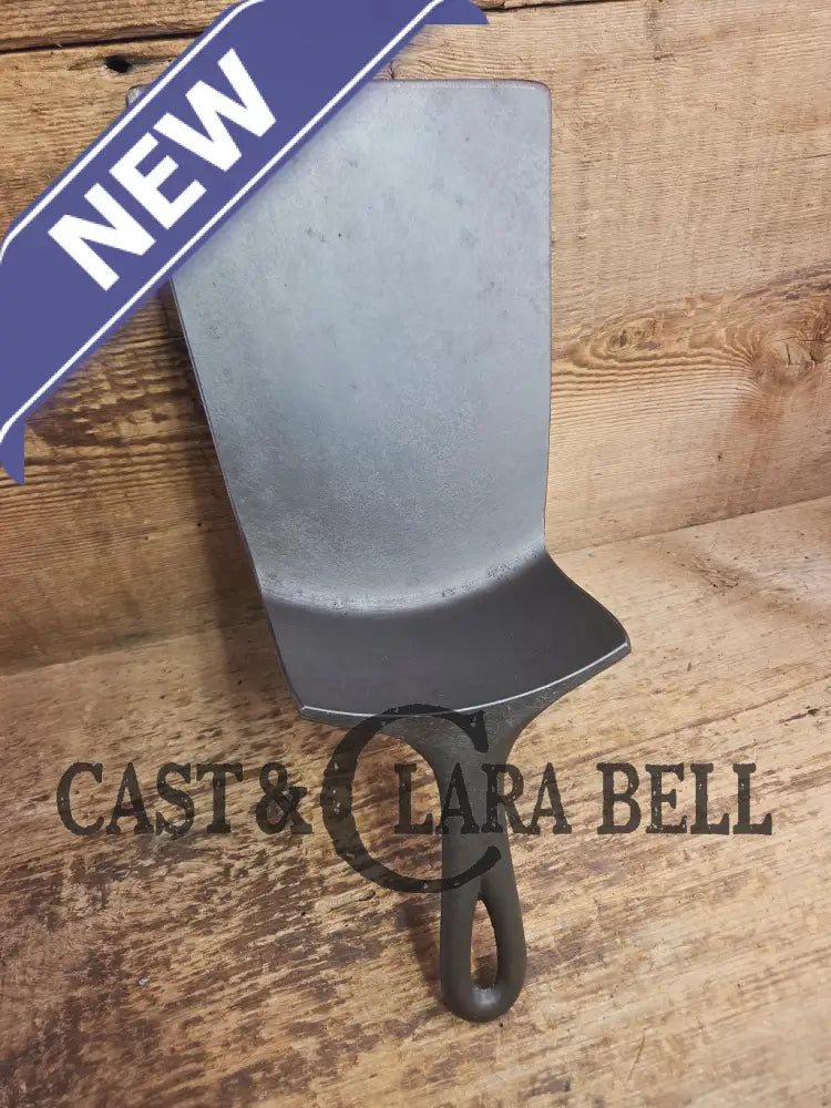 Custom made Birmingham S&R Cast Iron DEEP Skillet Spatula. Reclaimed from an early BSR Red Mountain cast iron skillet.