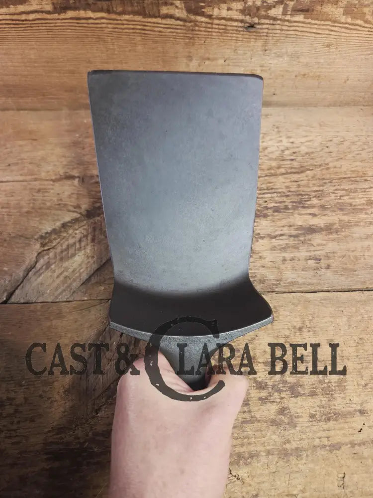 Custom made Birmingham S&R Cast Iron DEEP Skillet Spatula. Reclaimed from an early BSR Red Mountain cast iron skillet.