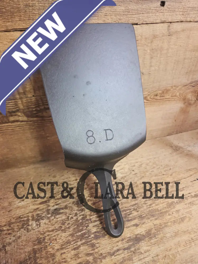 Custom made Birmingham S&R Cast Iron DEEP Skillet Spatula. Reclaimed from an early BSR Red Mountain cast iron skillet.