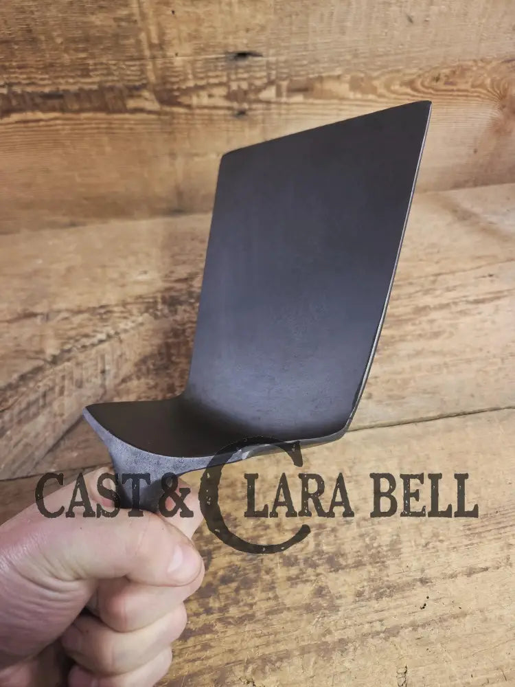Custom made Birmingham S&R Cast Iron DEEP Skillet Spatula. Reclaimed from an early BSR Red Mountain cast iron skillet.