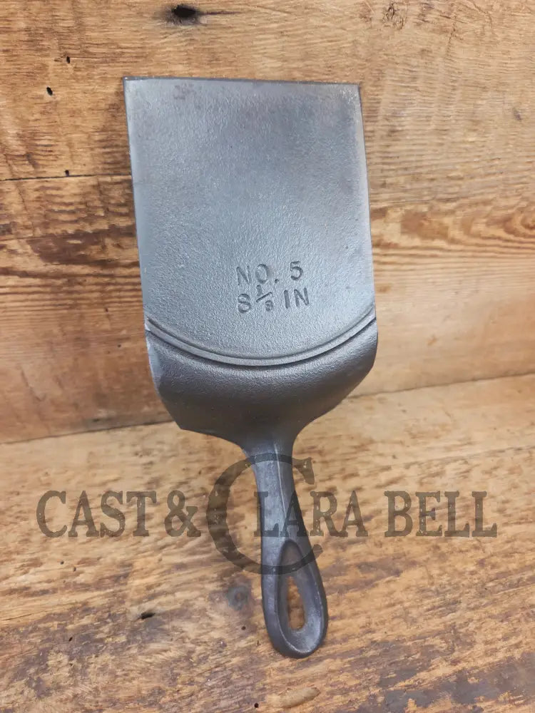 Custom made Birmingham S&R Cast Iron Skillet Spatula. Reclaimed from a #5 BSR Century Series cast iron skillet. Great