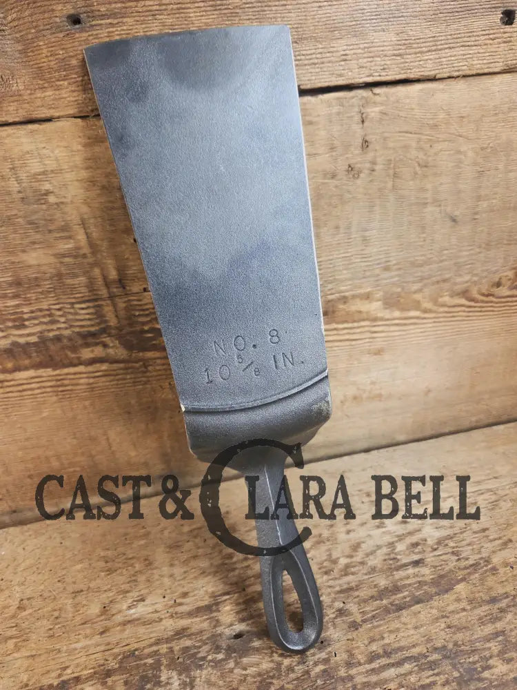 Custom made Birmingham S&R Cast Iron Skillet Spatula. Reclaimed from a #8 BSR Cracked cast iron skillet. Great gift!
