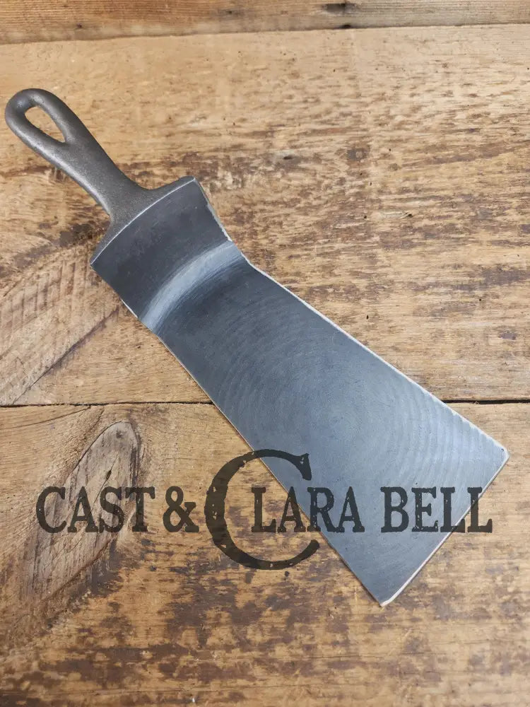 Custom made Birmingham S&R Cast Iron Skillet Spatula. Reclaimed from a #8 BSR Cracked cast iron skillet. Great gift!