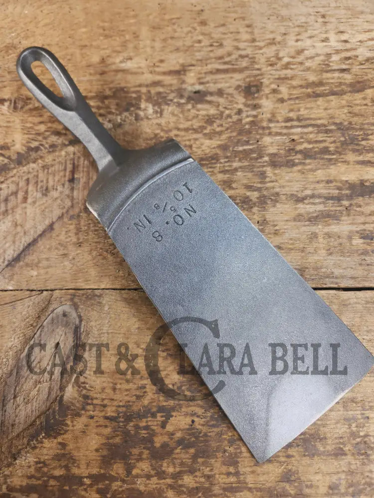 Custom made Birmingham S&R Cast Iron Skillet Spatula. Reclaimed from a #8 BSR Cracked cast iron skillet. Great gift!