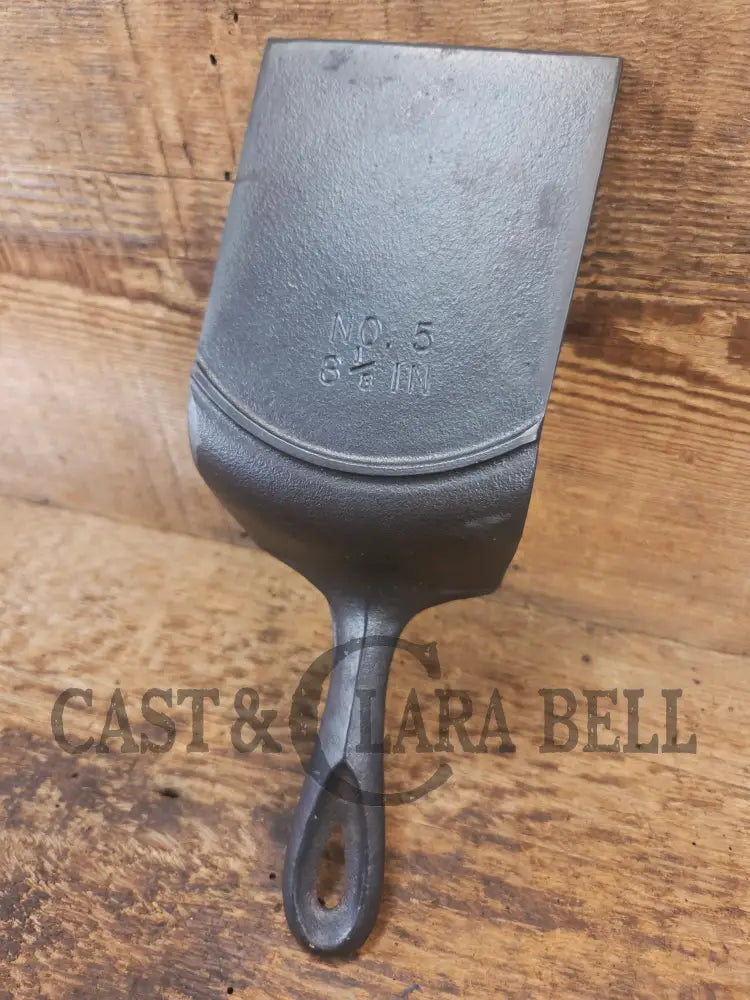 Custom made Birmingham S&R Cast Iron Skillet Spatula. Reclaimed from a Century Series #5 cast iron skillet. Great gift!