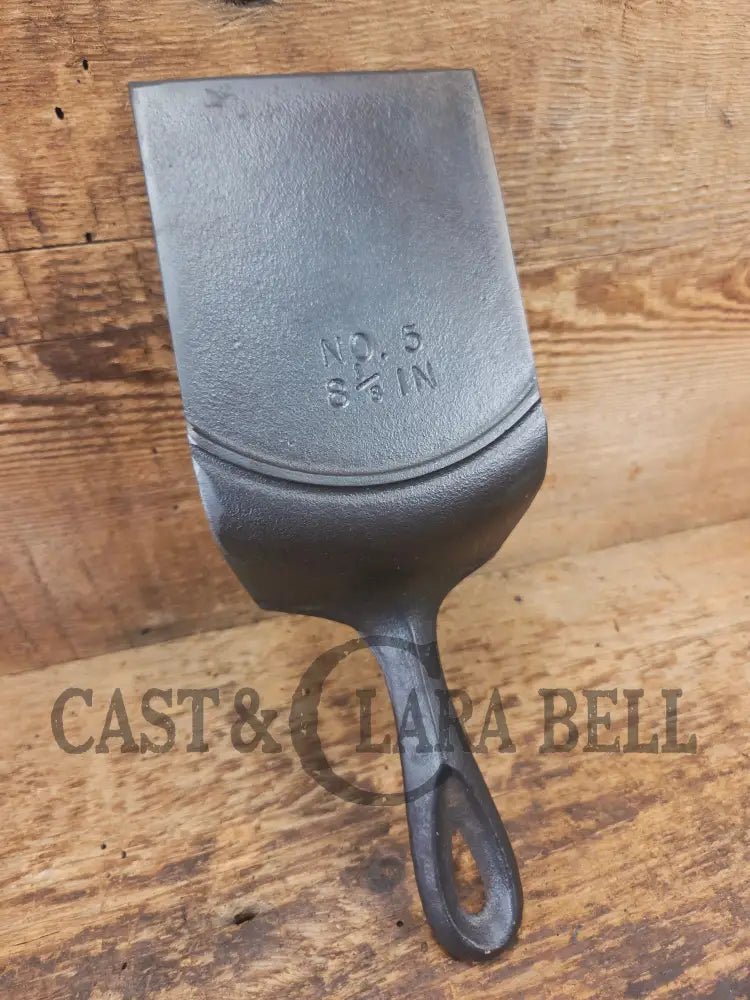 Custom made Birmingham S&R Cast Iron Skillet Spatula. Reclaimed from a Century Series #5 cast iron skillet. Great gift!