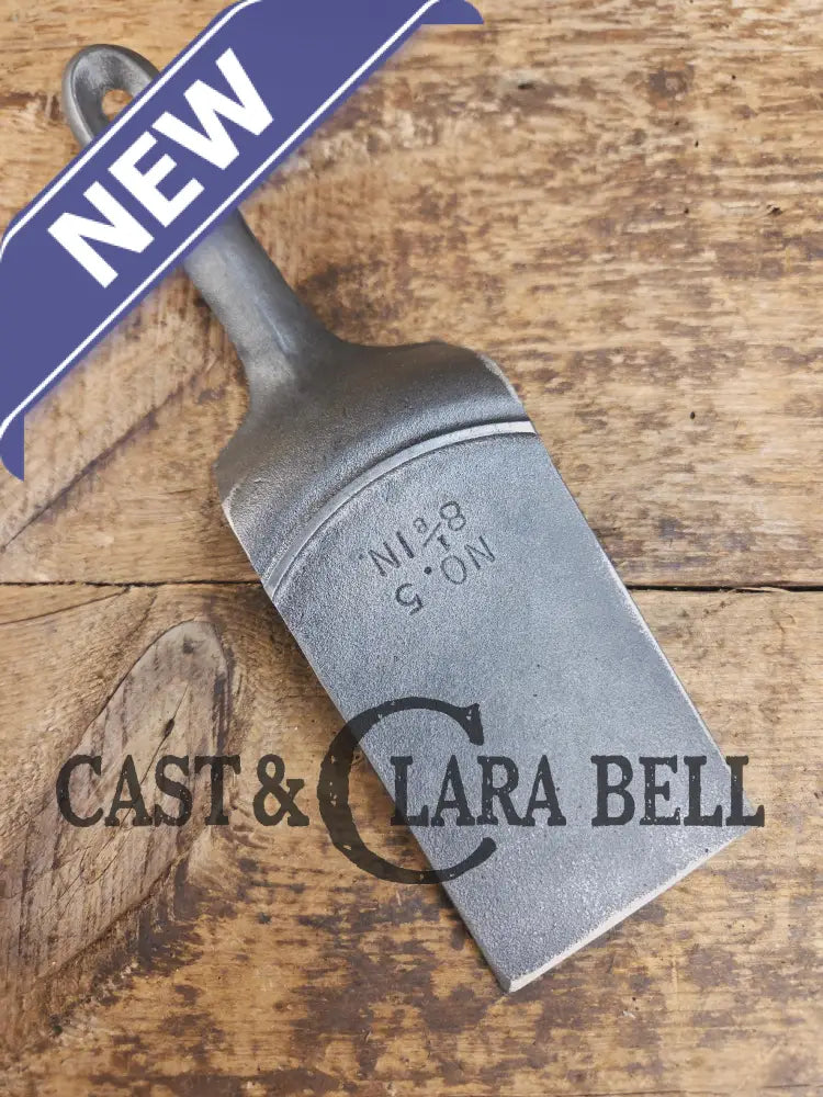 Custom made Birmingham S&R Cast Iron Skillet Spatula. Reclaimed from a cracked #5 cast iron skillet. Great gift! SC24