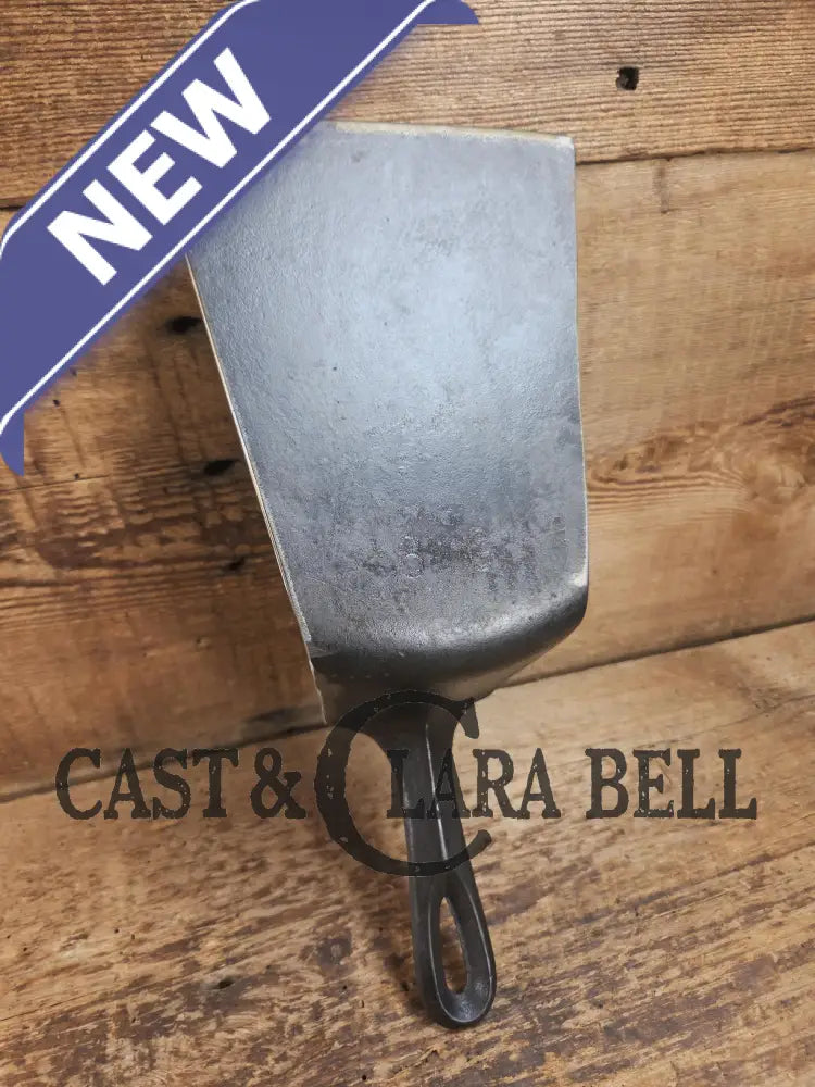Custom made Birmingham S&R Cast Iron Skillet Spatula. Reclaimed from an early #8 G BSR Red Mountain cast iron skillet.