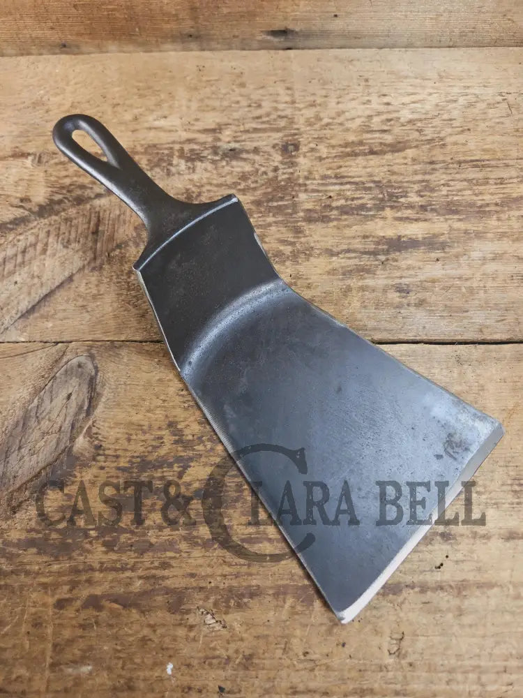 Custom made Birmingham S&R Cast Iron Skillet Spatula. Reclaimed from an early #8 G BSR Red Mountain cast iron skillet.