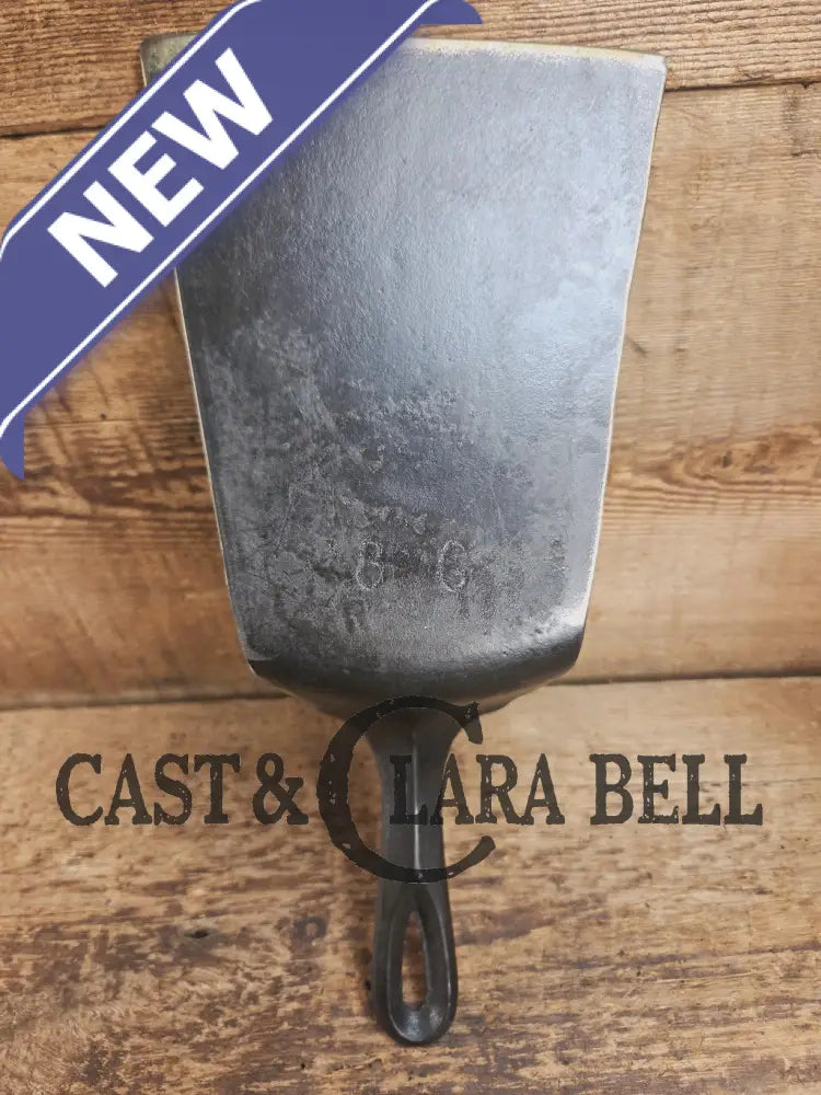 Custom made Birmingham S&R Cast Iron Skillet Spatula. Reclaimed from an early #8 G BSR Red Mountain cast iron skillet.