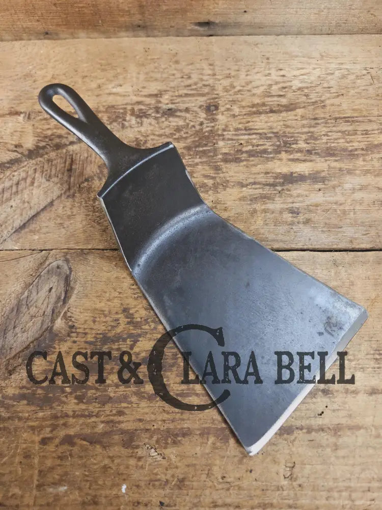 Custom made Birmingham S&R Cast Iron Skillet Spatula. Reclaimed from an early #8 G BSR Red Mountain cast iron skillet.