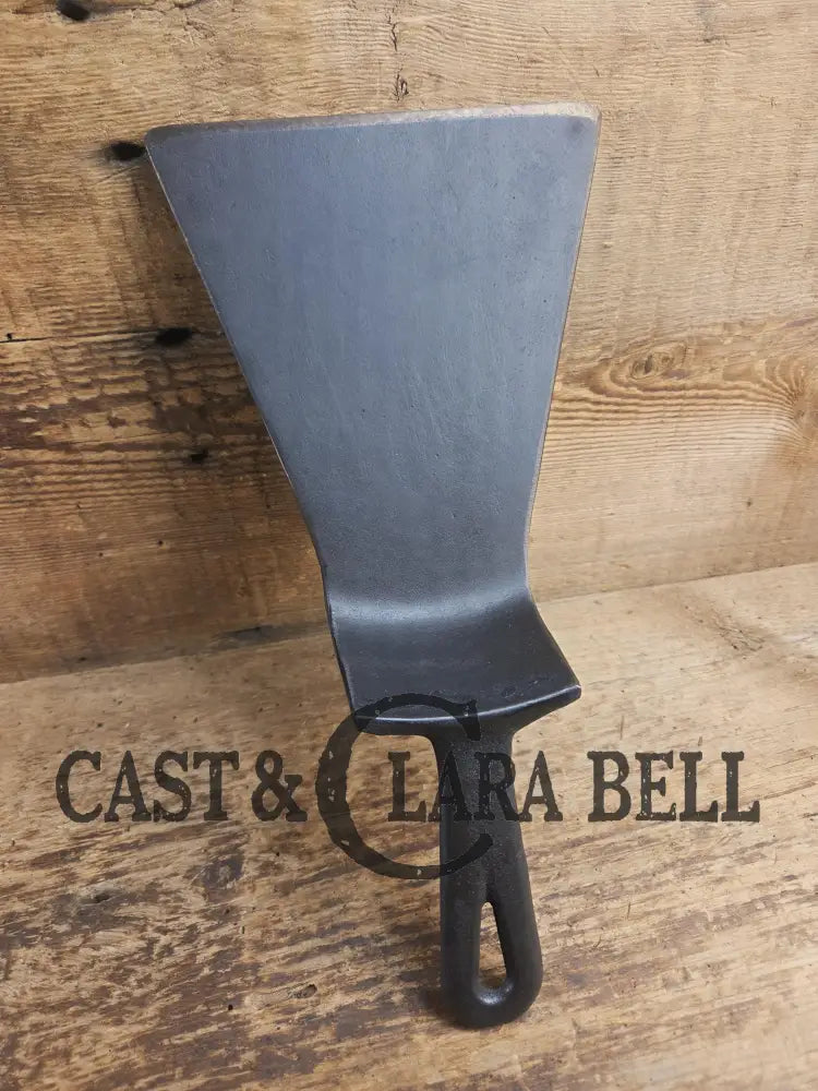 Custom made Birmingham S&R Cast Iron Skillet Spatula. Reclaimed from an early BSR Century Series cast iron skillet.