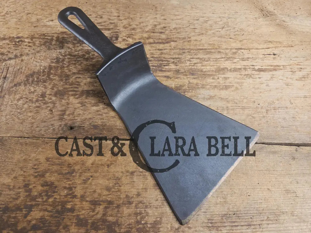 Custom made Birmingham S&R Cast Iron Skillet Spatula. Reclaimed from an early BSR Century Series cast iron skillet.