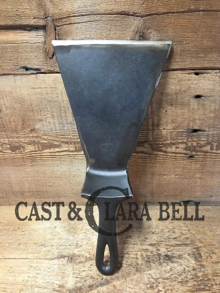 Custom made Birmingham S&R Cast Iron Skillet Spatula. Reclaimed from an early BSR Red Mountain #10 cast iron skillet.
