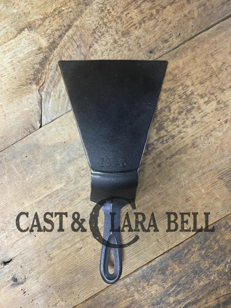 Custom made Birmingham S&R Cast Iron Skillet Spatula. Reclaimed from an early BSR Red Mountain #10 cast iron skillet.