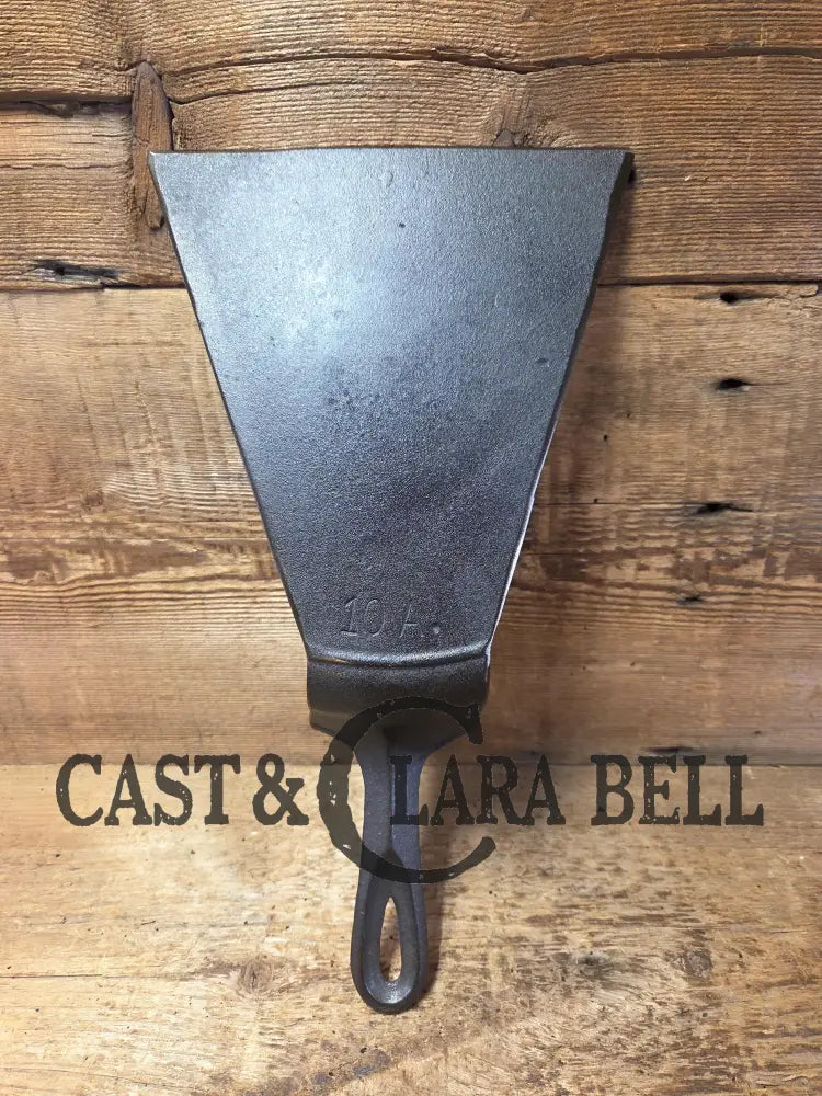 Custom made Birmingham S&R Cast Iron Skillet Spatula. Reclaimed from an early BSR Red Mountain #10 cast iron skillet.