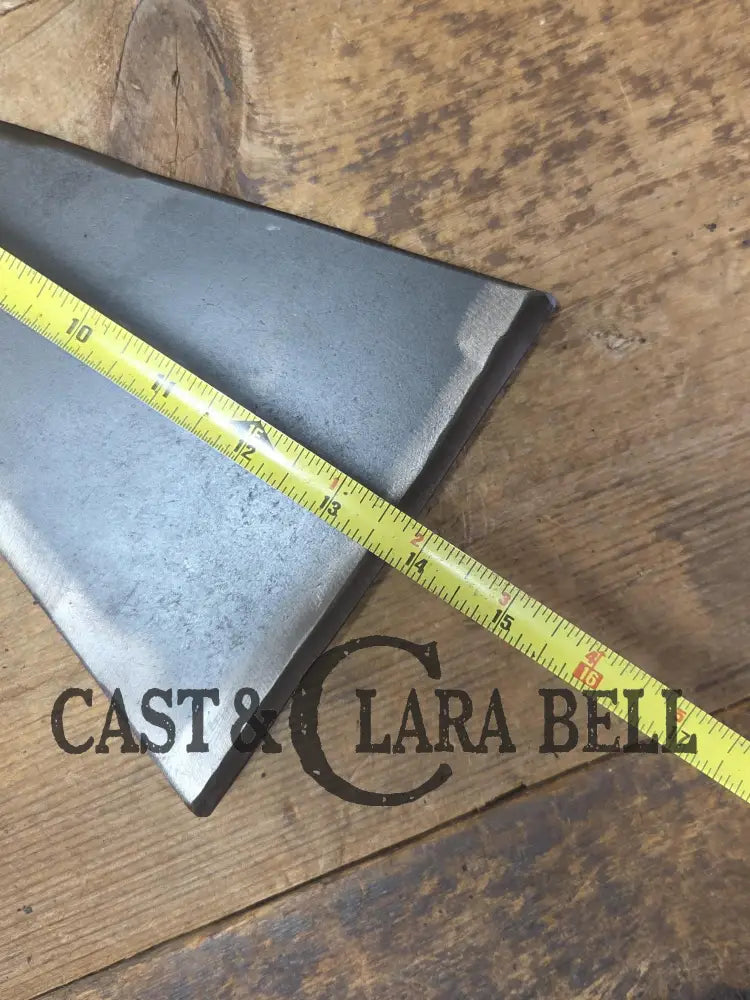 Custom made Birmingham S&R Cast Iron Skillet Spatula. Reclaimed from an early BSR Red Mountain #10 cast iron skillet.