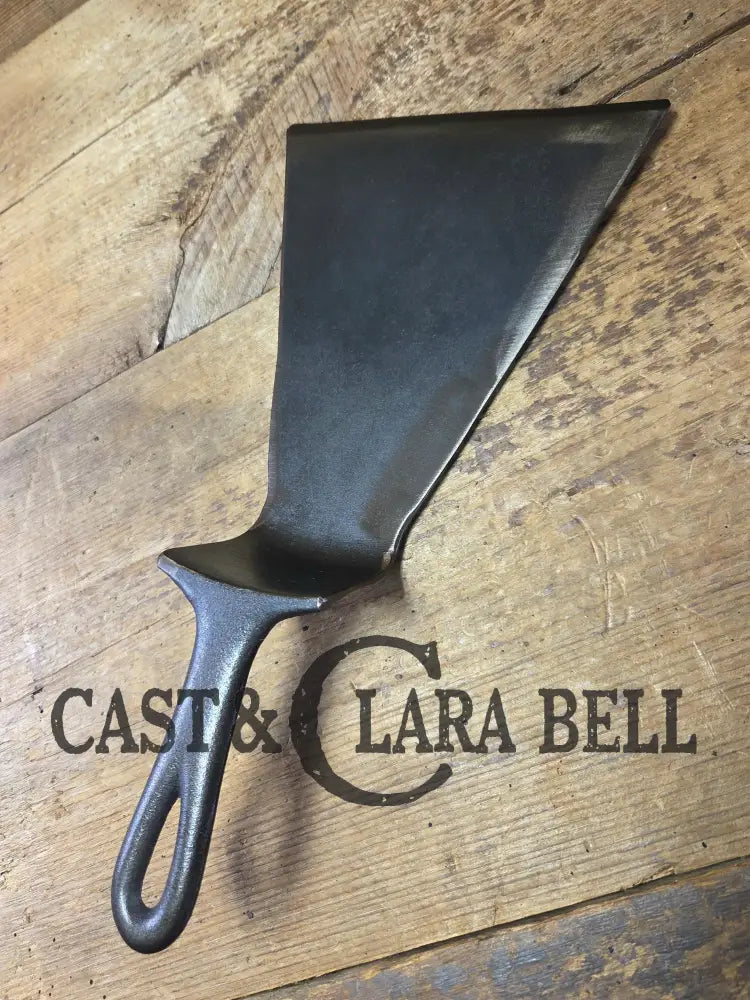 Custom made Birmingham S&R Cast Iron Skillet Spatula. Reclaimed from an early BSR Red Mountain #10 cast iron skillet.