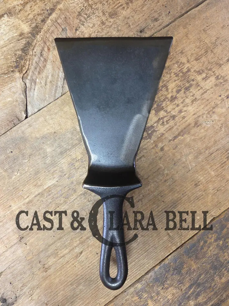 Custom made Birmingham S&R Cast Iron Skillet Spatula. Reclaimed from an early BSR Red Mountain #10 cast iron skillet.