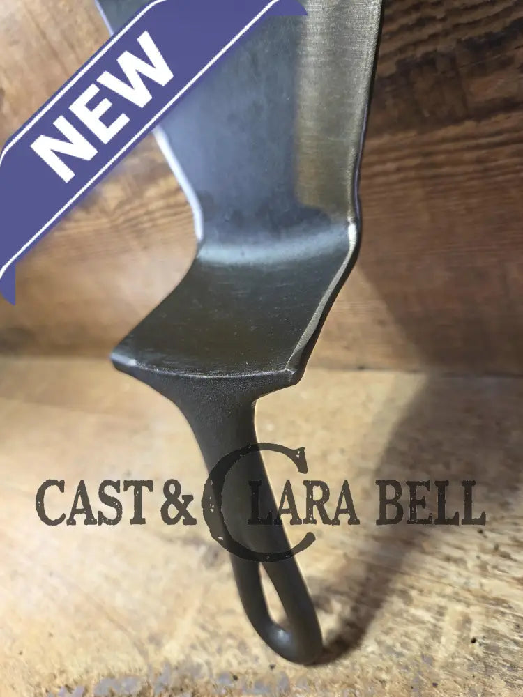 Custom made Birmingham S&R Cast Iron Skillet Spatula. Reclaimed from an early BSR Red Mountain #10 cast iron skillet.