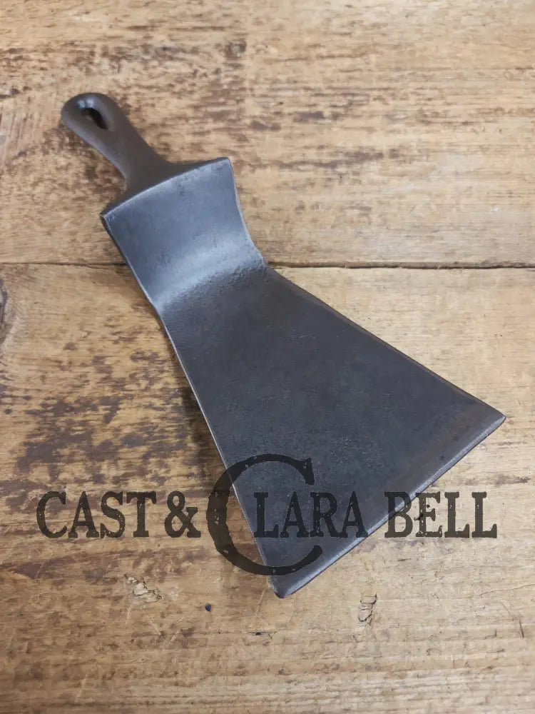 Custom made Birmingham S&R Cast Iron Skillet Spatula. Reclaimed from an early BSR Red Mountain cast iron skillet. Great