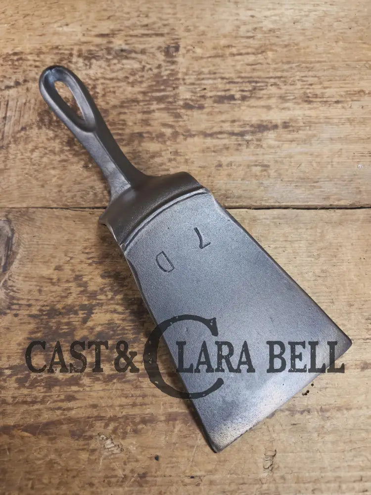 Custom made Birmingham S&R Cast Iron Skillet Spatula. Reclaimed from an early BSR Red Mountain cast iron skillet. Great