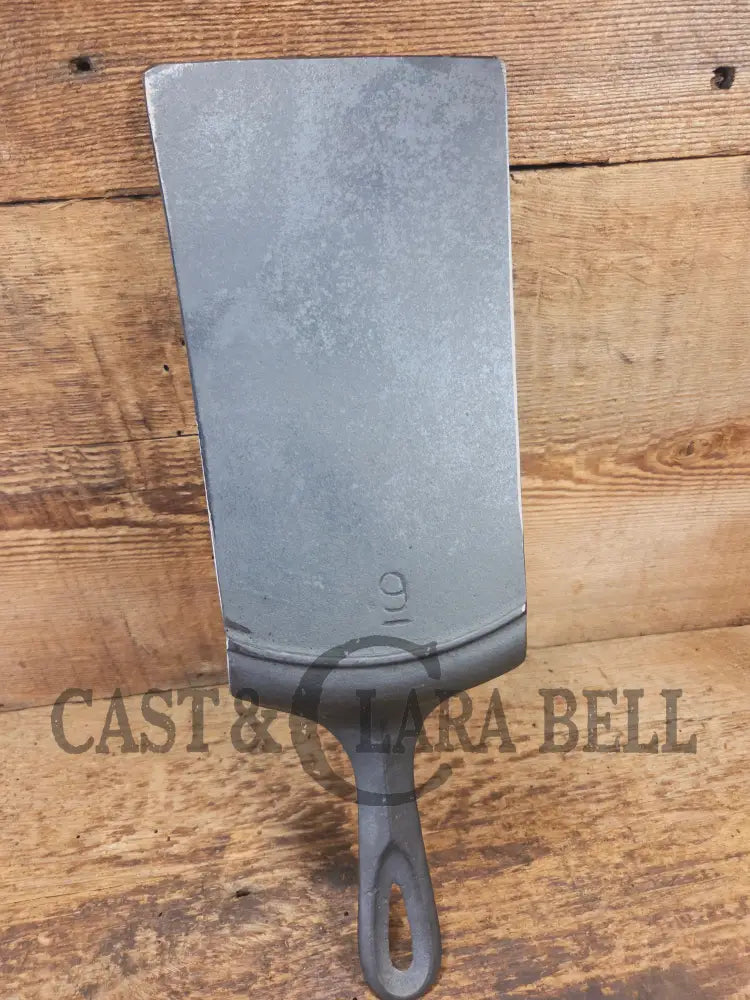 Custom made Birmingham S&R Cast Iron Skillet Spatula. Reclaimed from an early Hand Scribed BSR Red Mountain #9 cast