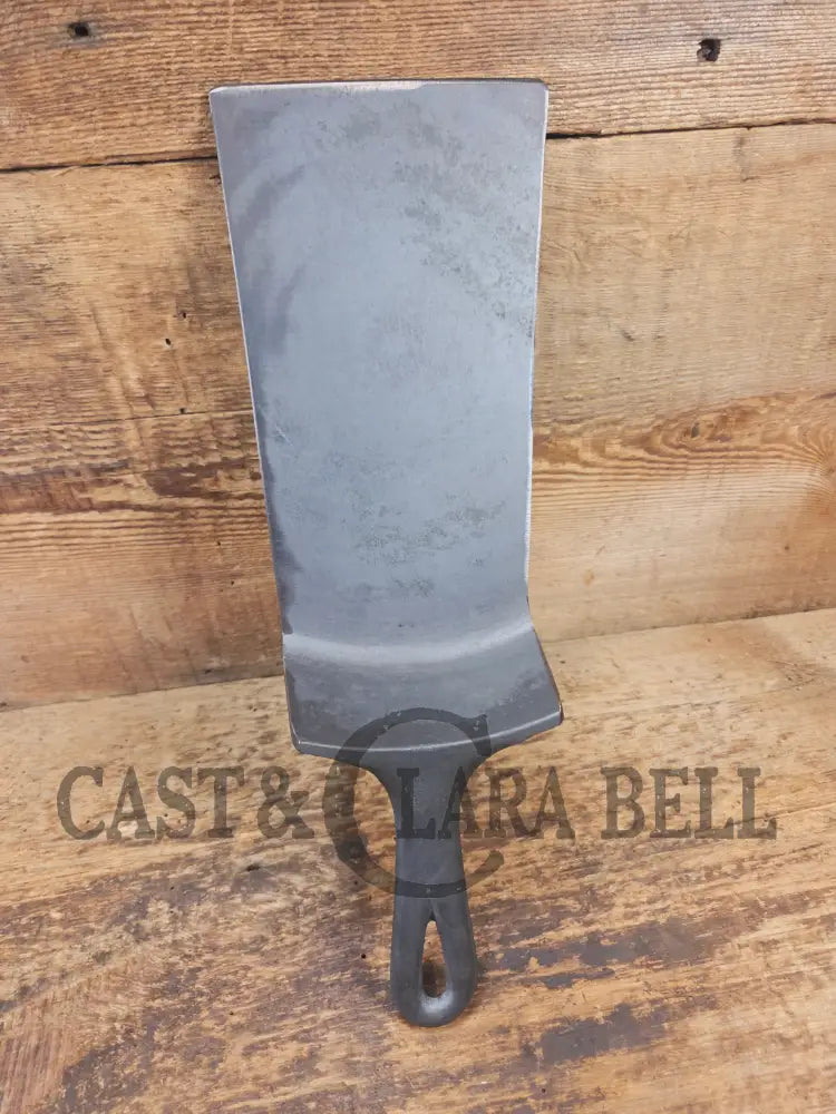 Custom made Birmingham S&R Cast Iron Skillet Spatula. Reclaimed from an early Hand Scribed BSR Red Mountain #9 cast