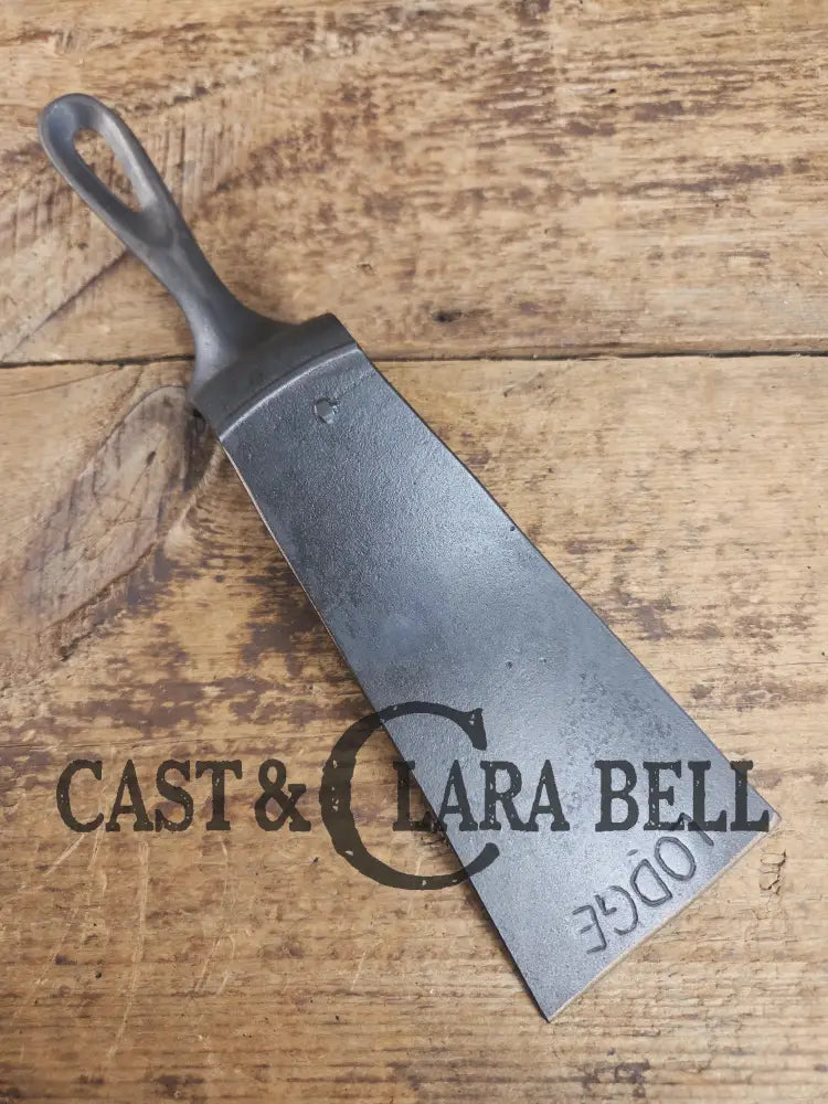 Custom made from a Raised #8 Lodge Arc Logo Cast Iron Skillet Spatula. A collectorsâ prize to own repurposed for a