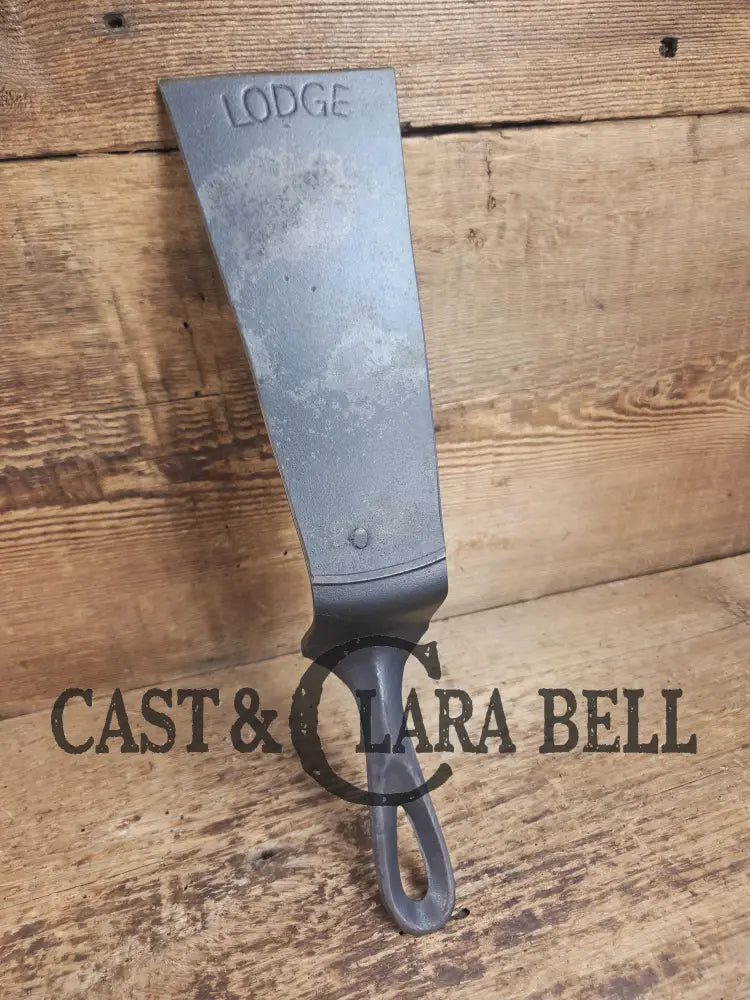 Custom made from a Raised #8 Lodge Arc Logo Cast Iron Skillet Spatula. A collectorsâ prize to own repurposed for a